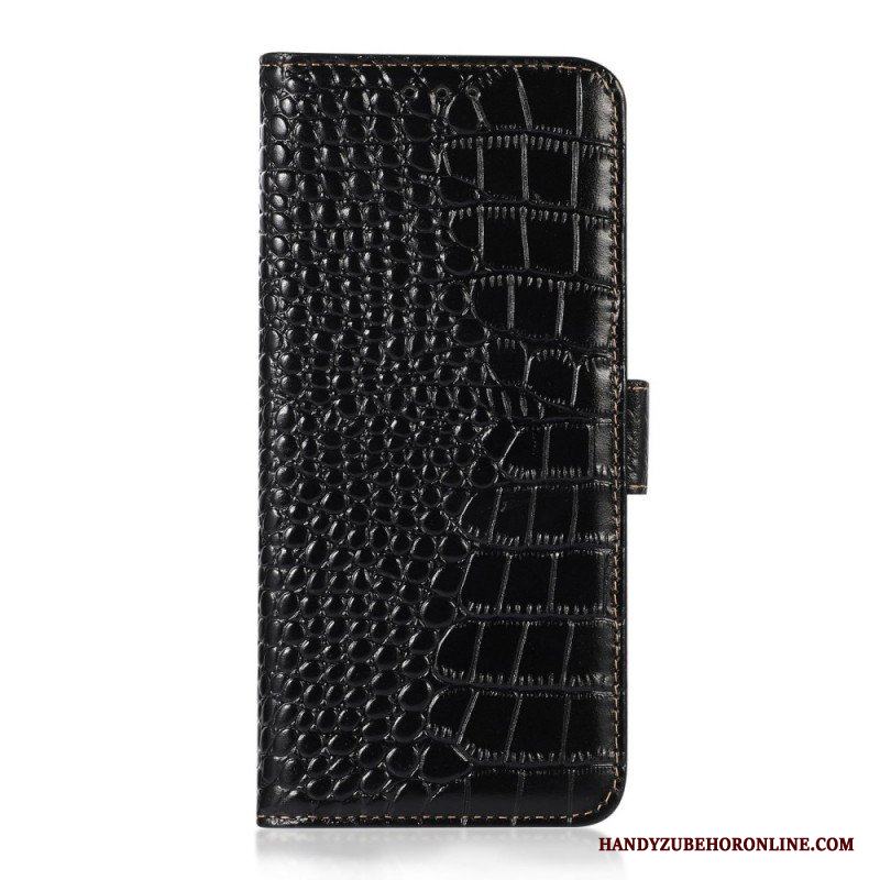 Fodral Samsung Galaxy M53 5G Crocodile Style Rfid