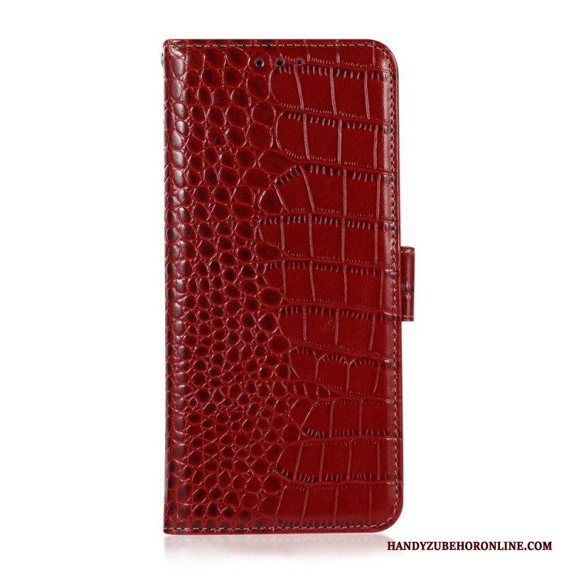 Fodral Samsung Galaxy M53 5G Crocodile Style Rfid