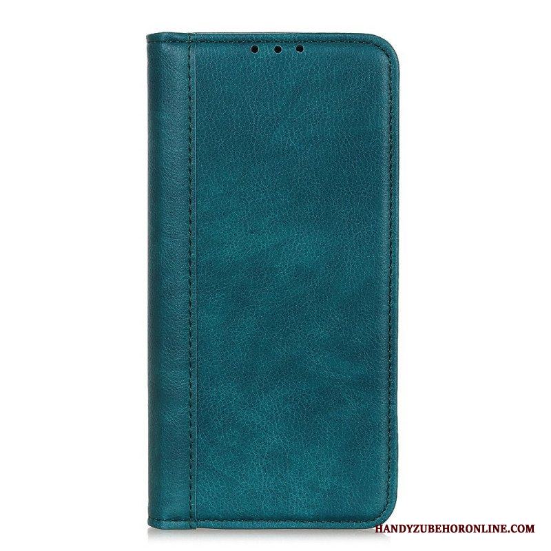 Fodral Samsung Galaxy M53 5G Litchi Split Läder