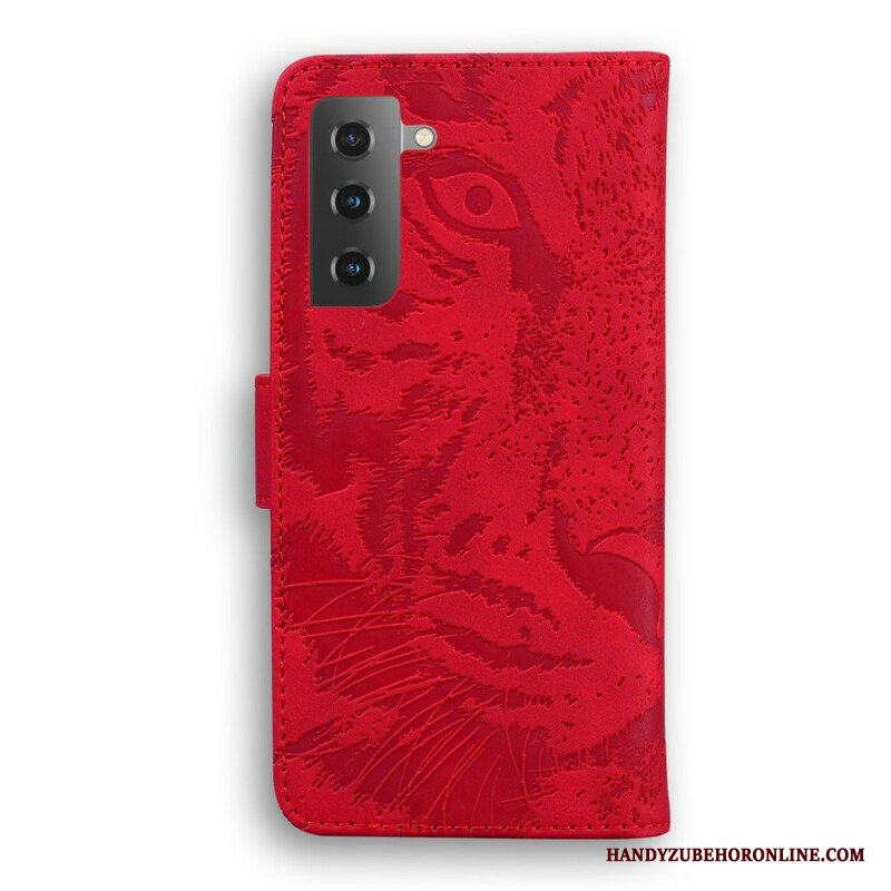 Fodral Samsung Galaxy S21 Plus 5G Tiger Face Print