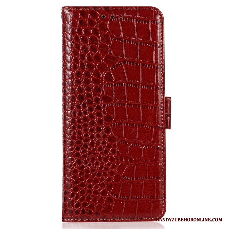 Fodral Samsung Galaxy S23 5G Crocodile Style Rfid