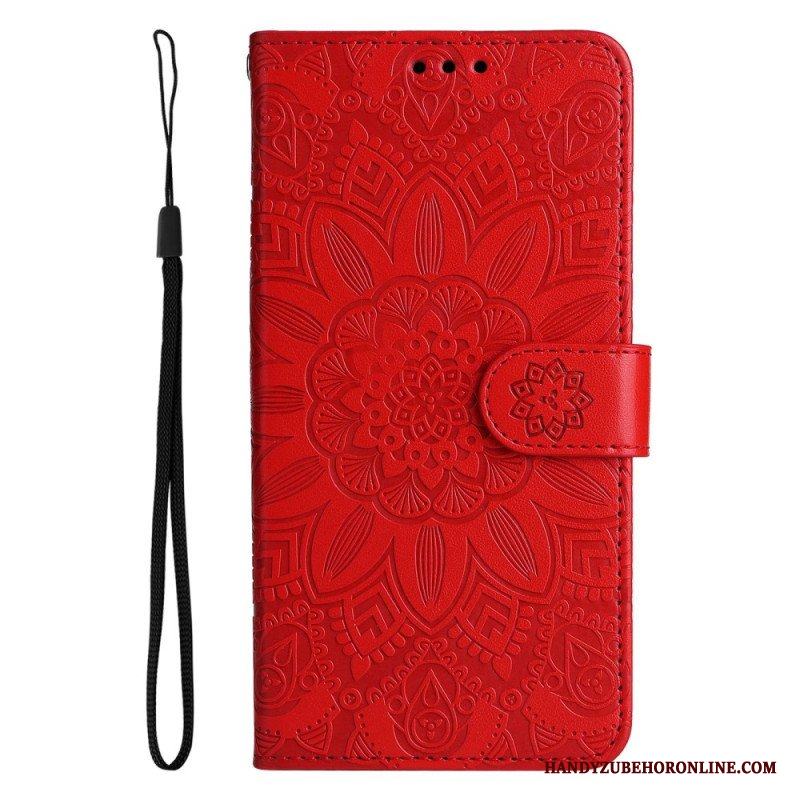 Fodral Samsung Galaxy S23 5G Mandala Sun Med Snodd