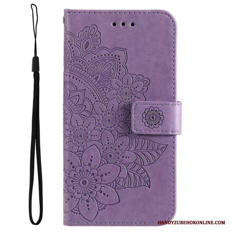 Fodral Samsung Galaxy S23 5G Med Kedjar Strappy Mandala