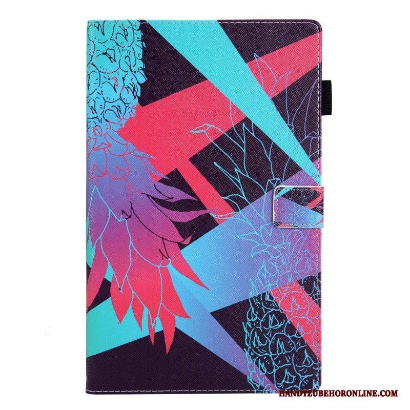 Fodral Samsung Galaxy Tab A8 (2021) Ananas Design