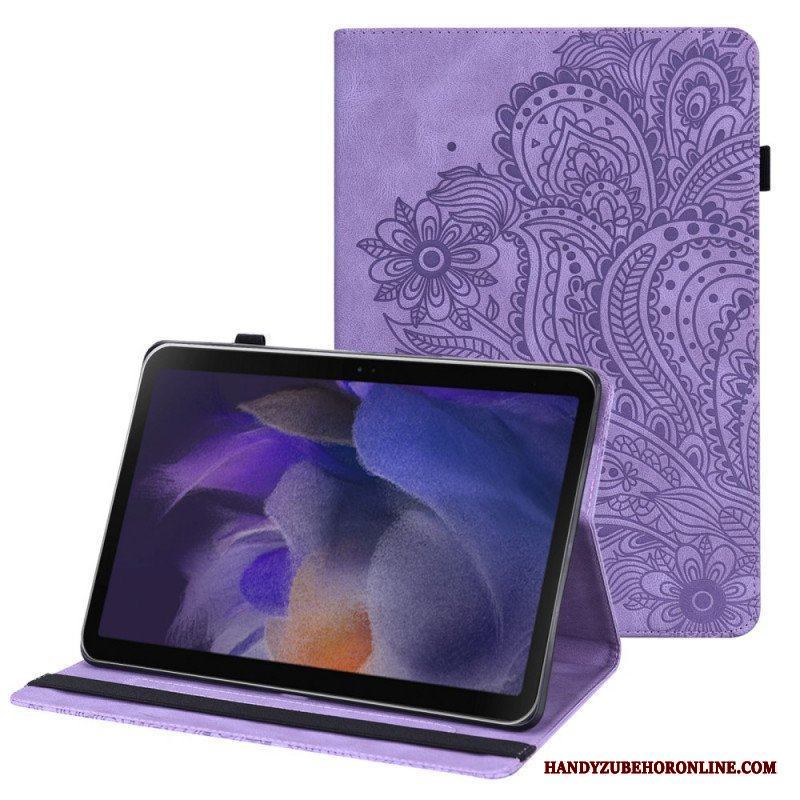 Fodral Samsung Galaxy Tab A8 (2021) Stiliserad Blomma