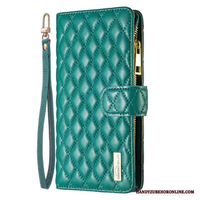 Fodral Xiaomi 12 Lite Med Kedjar Binfen Color Style Quiltad Strappy