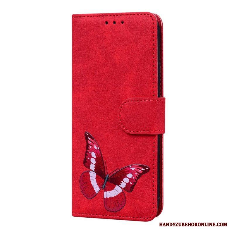 Fodral Xiaomi 12 Pro Skin-touch Butterfly