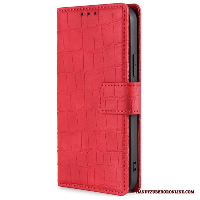 Fodral Xiaomi 12T / 12T Pro Skin-touch Crocodile