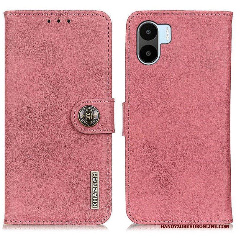 Fodral Xiaomi Redmi A1 Läderimitation Khazneh
