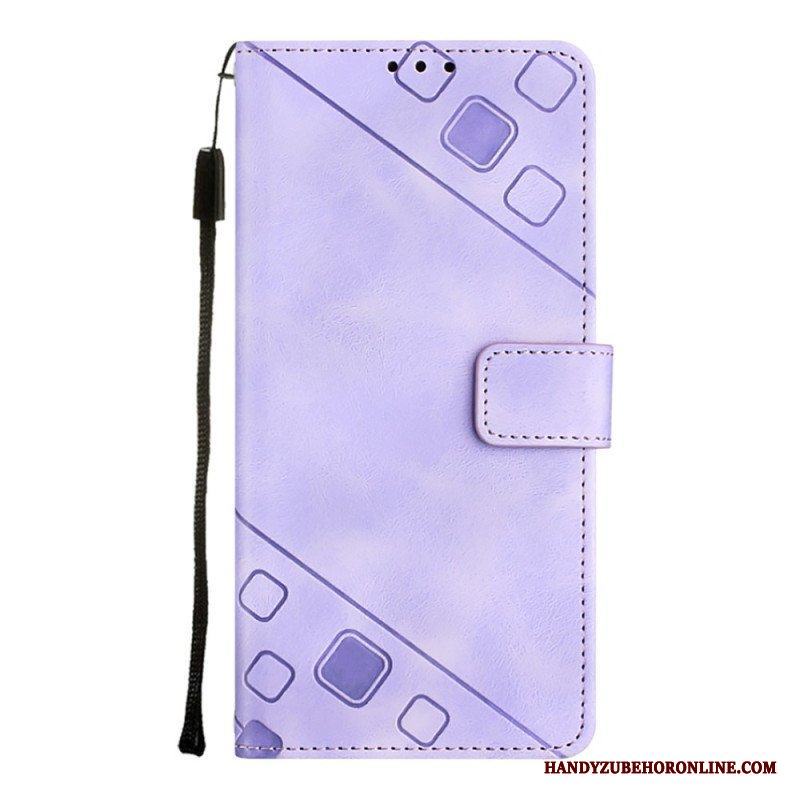 Fodral Xiaomi Redmi A1 Med Kedjar Strappy 70-talsstil