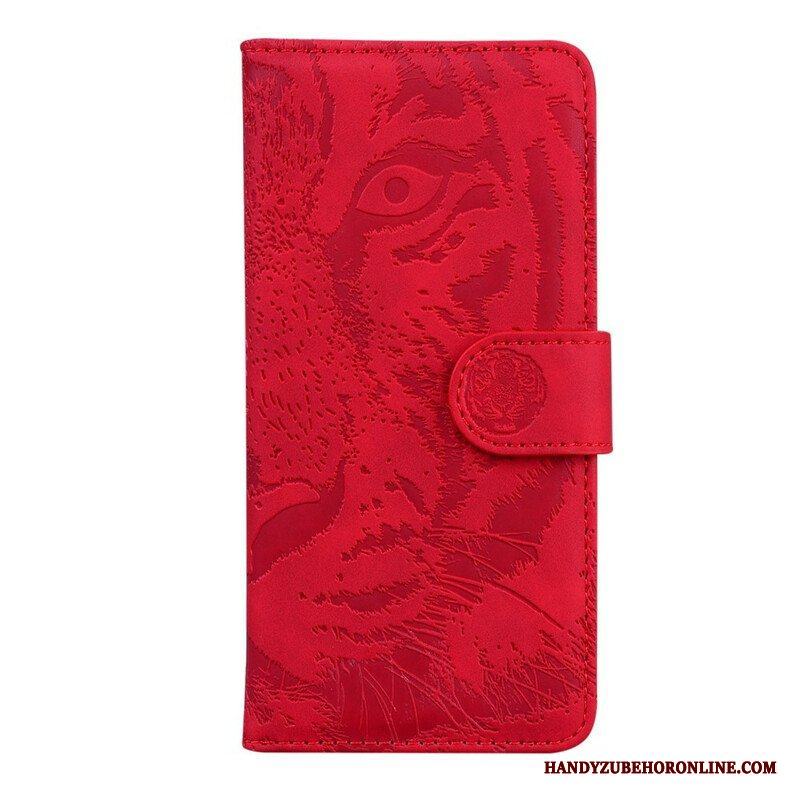 Fodral Xiaomi Redmi Note 10 5G Tiger Face Print