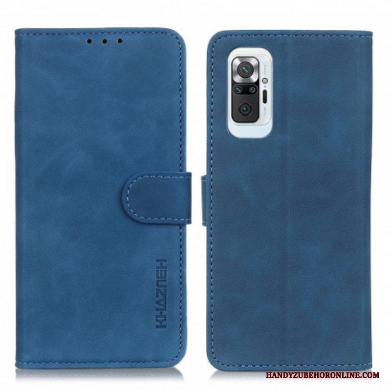 Fodral Xiaomi Redmi Note 10 Pro Khazneh Vintage Lädereffekt