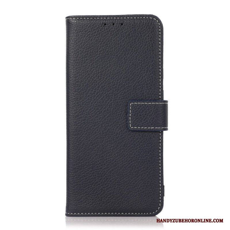 Fodral Xiaomi Redmi Note 10 Pro Litchi Exponerade Sömmar