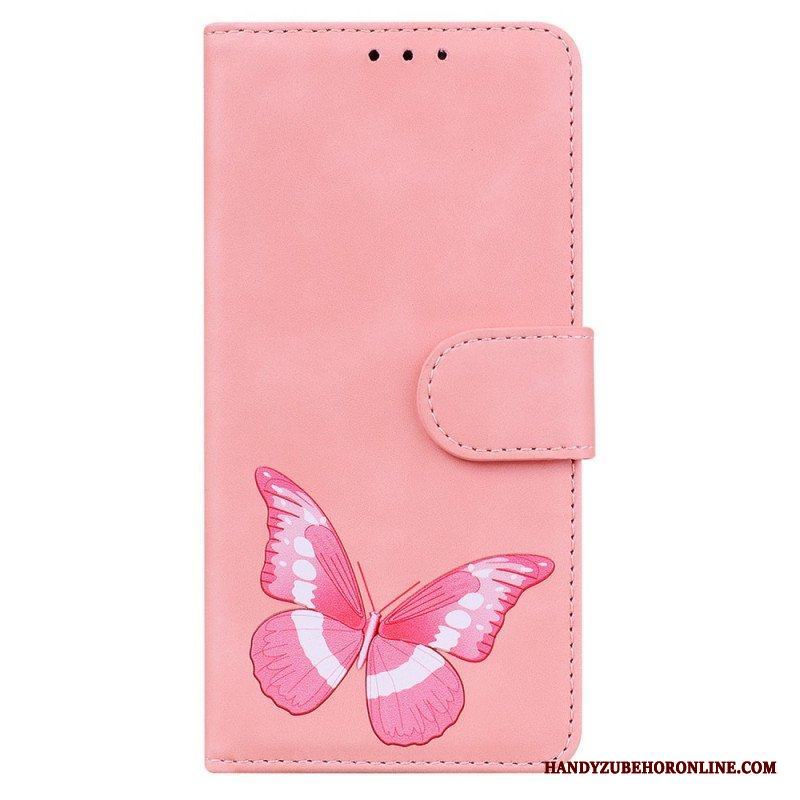 Fodral Xiaomi Redmi Note 10 Pro Skin-touch Butterfly