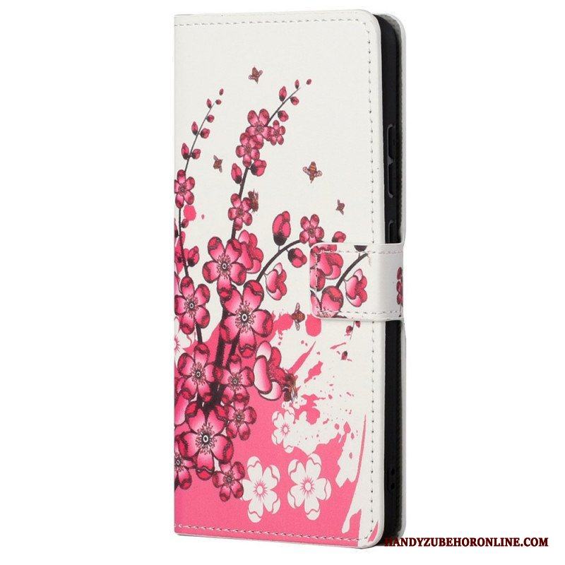 Fodral Xiaomi Redmi Note 11 / 11S Tropiska Blommor