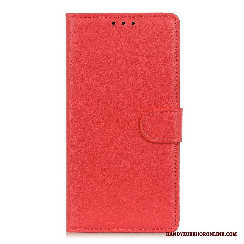 Fodral Xiaomi Redmi Note 11 Pro / 11 Pro 5G Traditionellt Litchi Konstläder