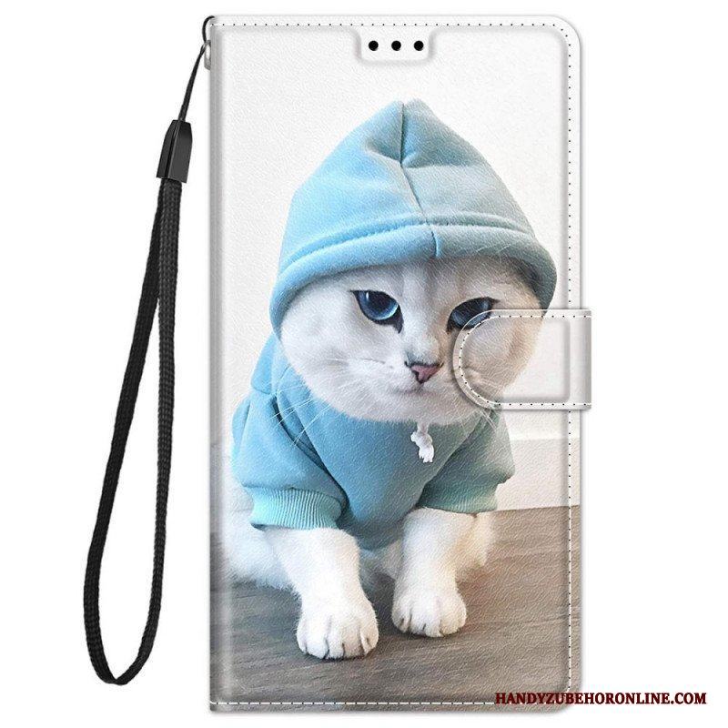 Fodral Xiaomi Redmi Note 11 Pro Plus 5G Med Kedjar Thong Cat Fan