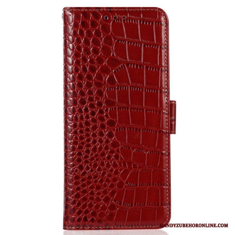 Fodral Xiaomi Redmi Note 12 Pro Plus Crocodile Style Rfid