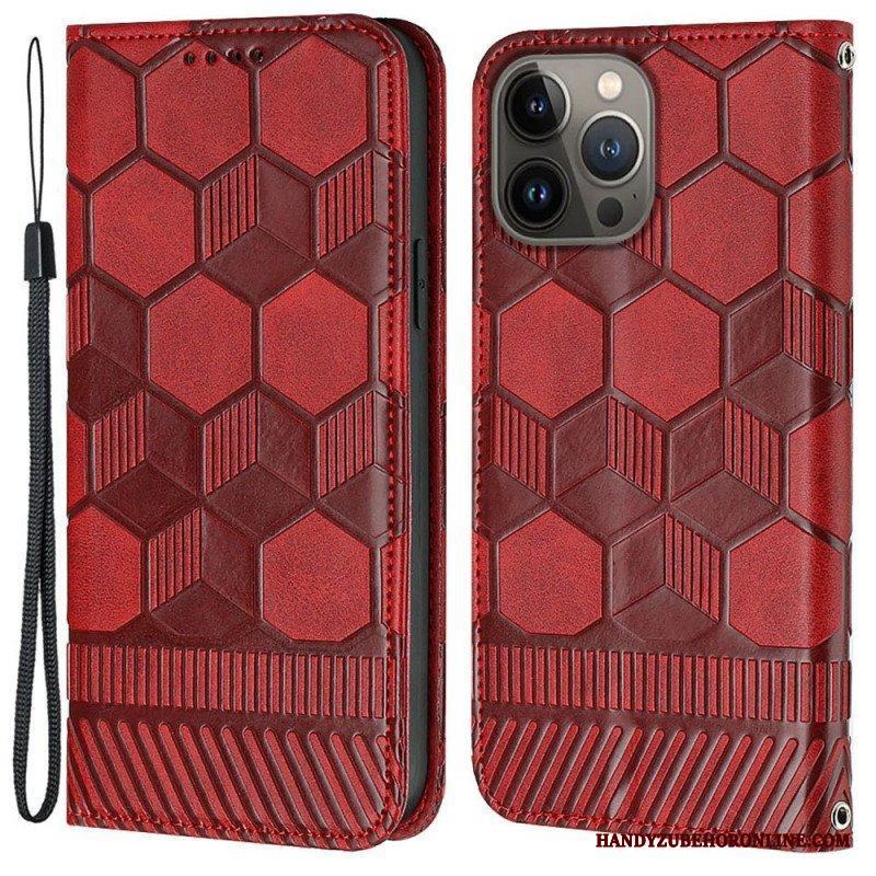 Fodral iPhone 13 Pro Max Fotbollsbollmönster