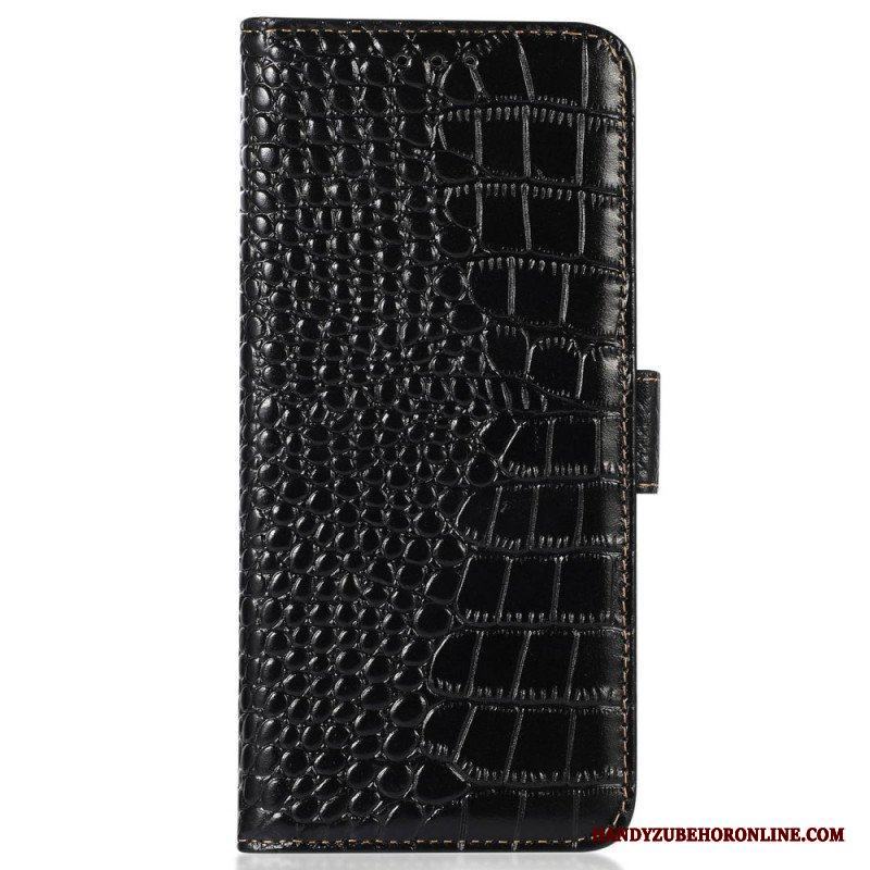 Fodral iPhone 14 Pro Max Crocodile Style Rfid