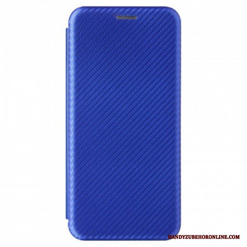 Folio-fodral Huawei P50 Pro Läderfodral Kolfiber