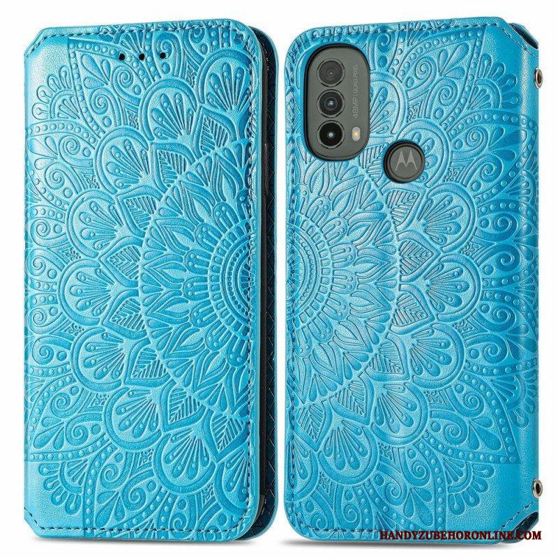 Folio-fodral Moto E40 / E30 / E20 Läderfodral Mandala