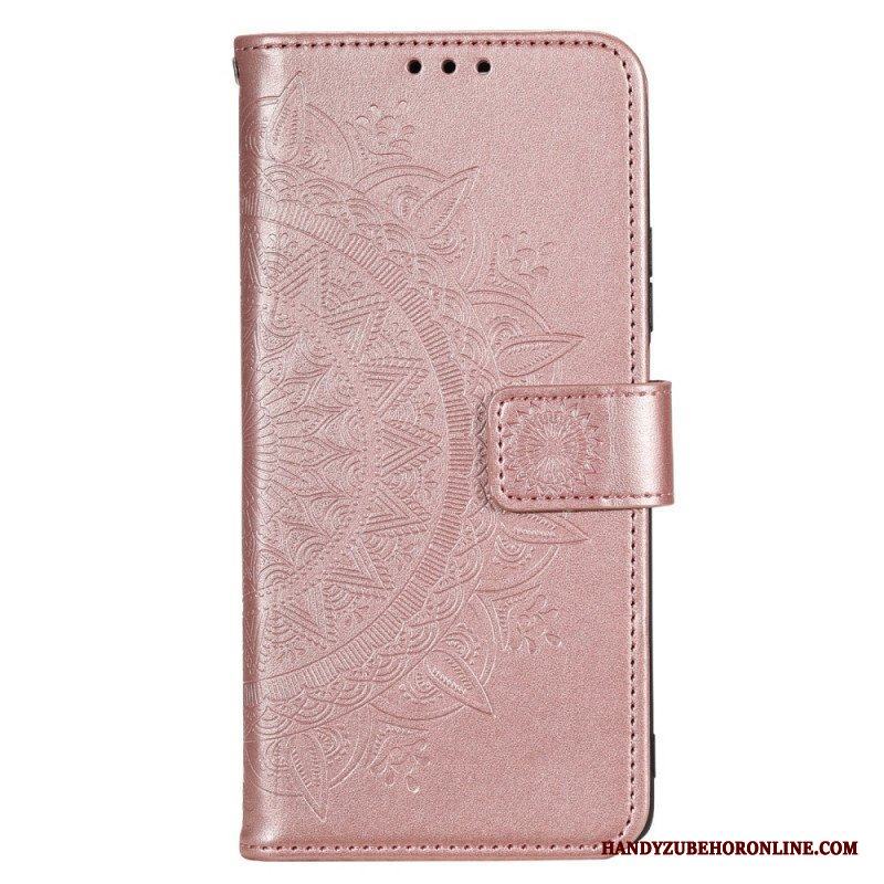 Folio-fodral Moto G73 5G Sol Mandala