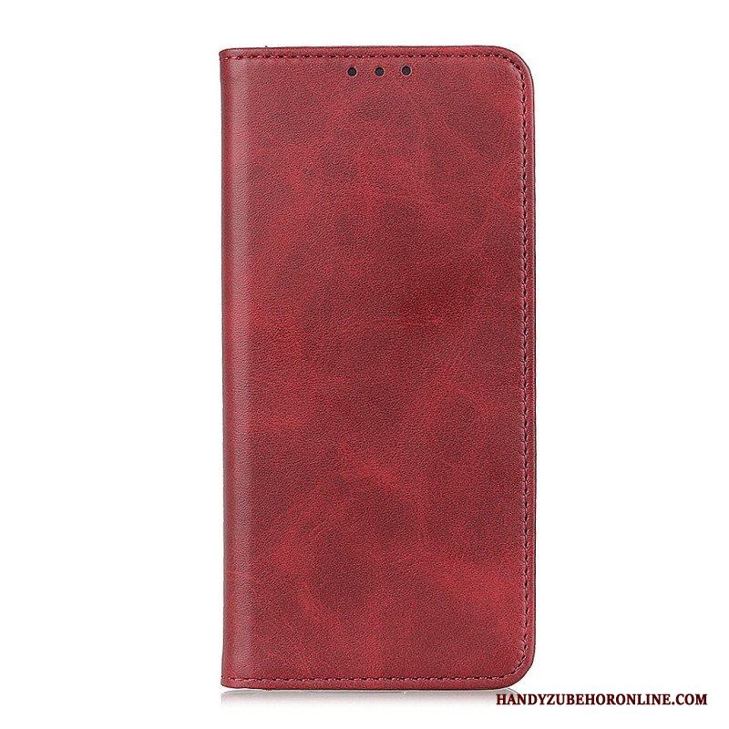 Folio-fodral Samsung Galaxy A13 5G / A04s Läderfodral Split Läder