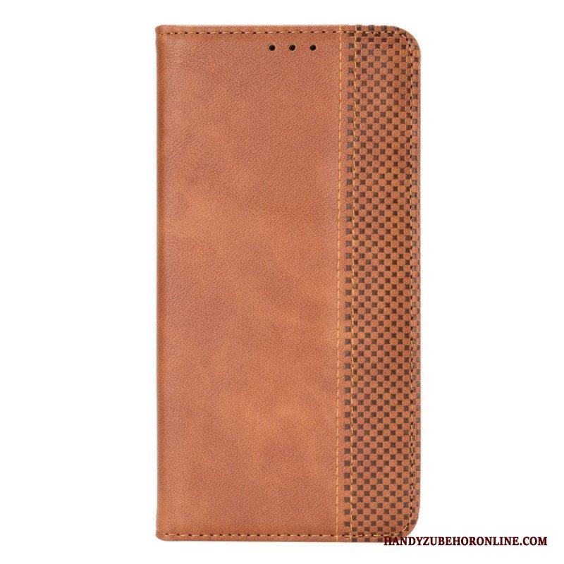 Folio-fodral Samsung Galaxy A14 / A14 5G Läderfodral Vintage Klassiker