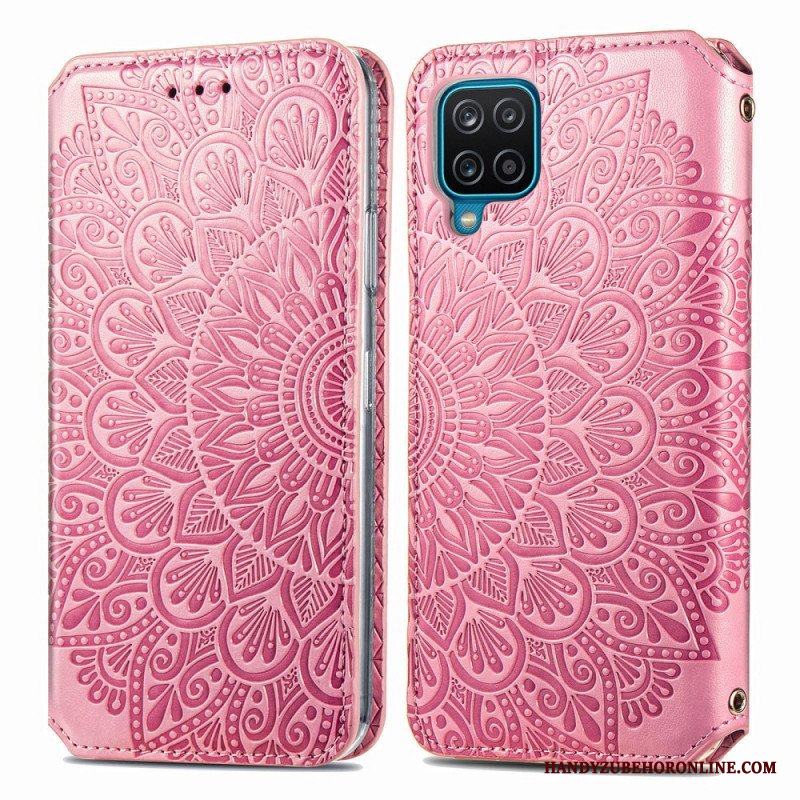 Folio-fodral Samsung Galaxy M12 / A12 Läderfodral Mandala