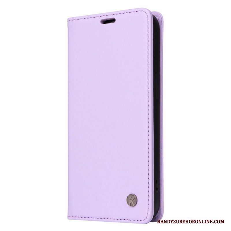 Folio-fodral Samsung Galaxy M13 Läderfodral Yikatu