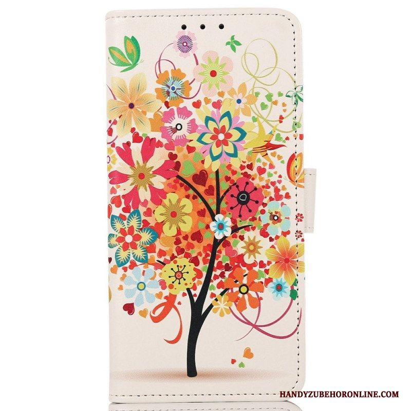 Folio-fodral Samsung Galaxy M33 5G Blommande Träd