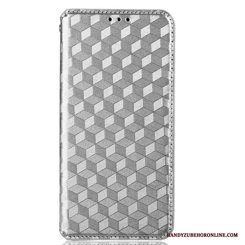 Folio-fodral Samsung Galaxy M53 5G Läderfodral 3d-kuber