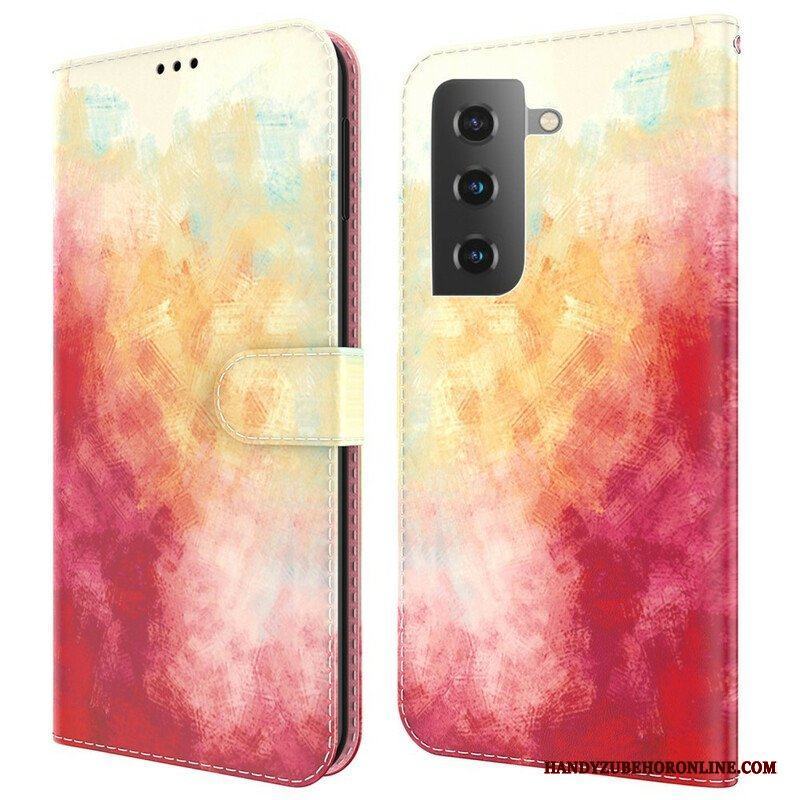 Folio-fodral Samsung Galaxy S21 FE Abstraktion