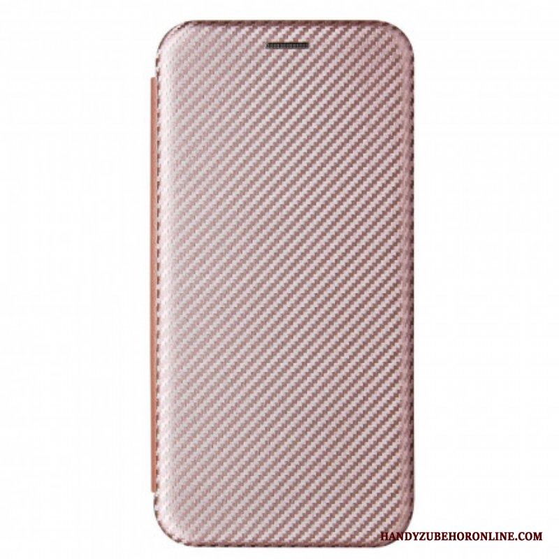Folio-fodral Samsung Galaxy S21 Plus 5G Läderfodral Kolfiber