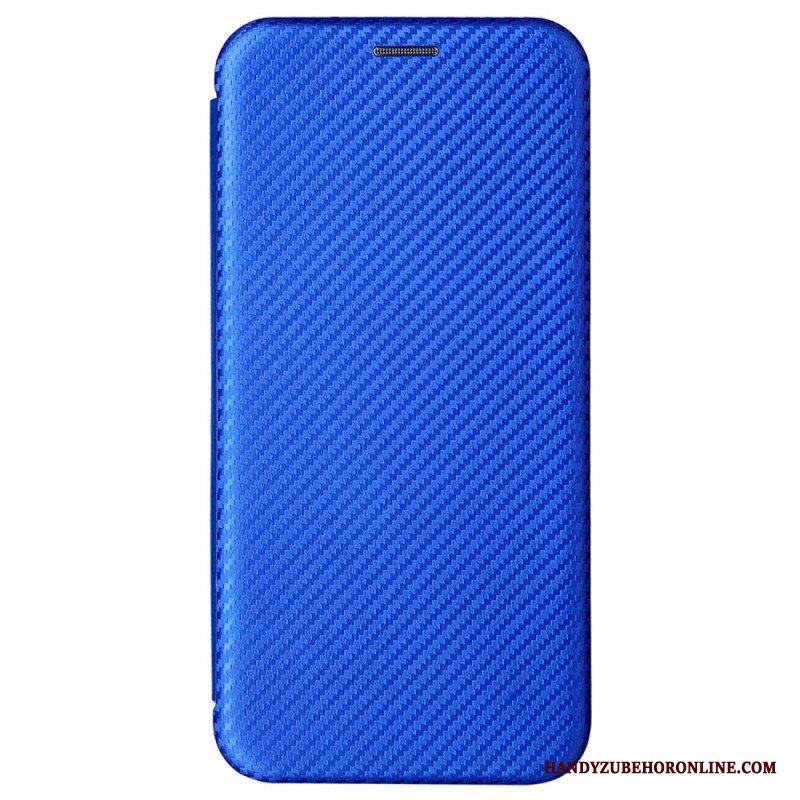 Folio-fodral Samsung Galaxy S22 Plus 5G Läderfodral Kolfiber