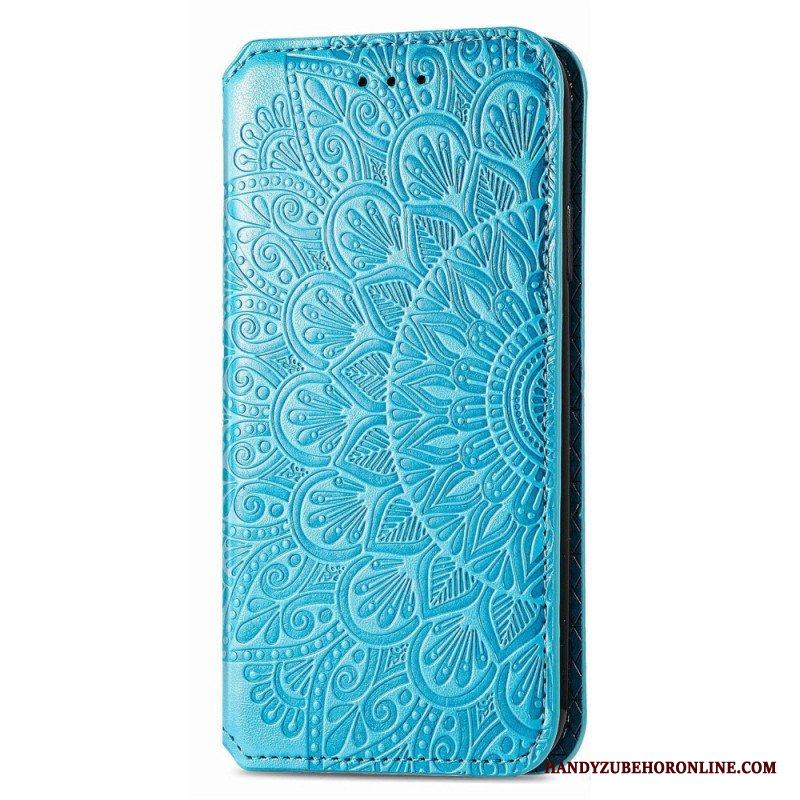 Folio-fodral Samsung Galaxy S22 Ultra 5G Läderfodral Mandala