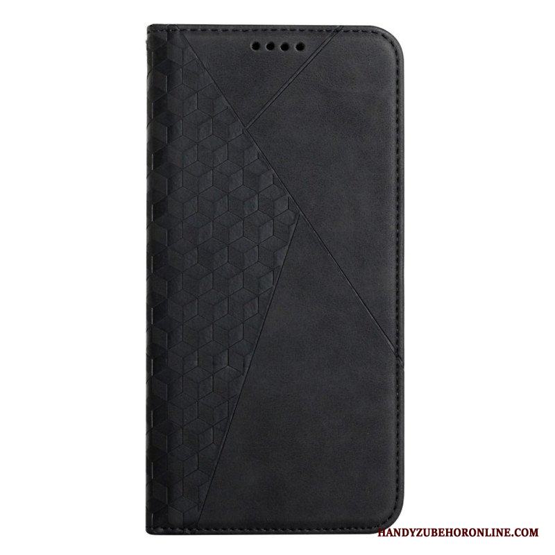 Folio-fodral Samsung Galaxy S23 5G Läderfodral Stil Läder 3d-mönster