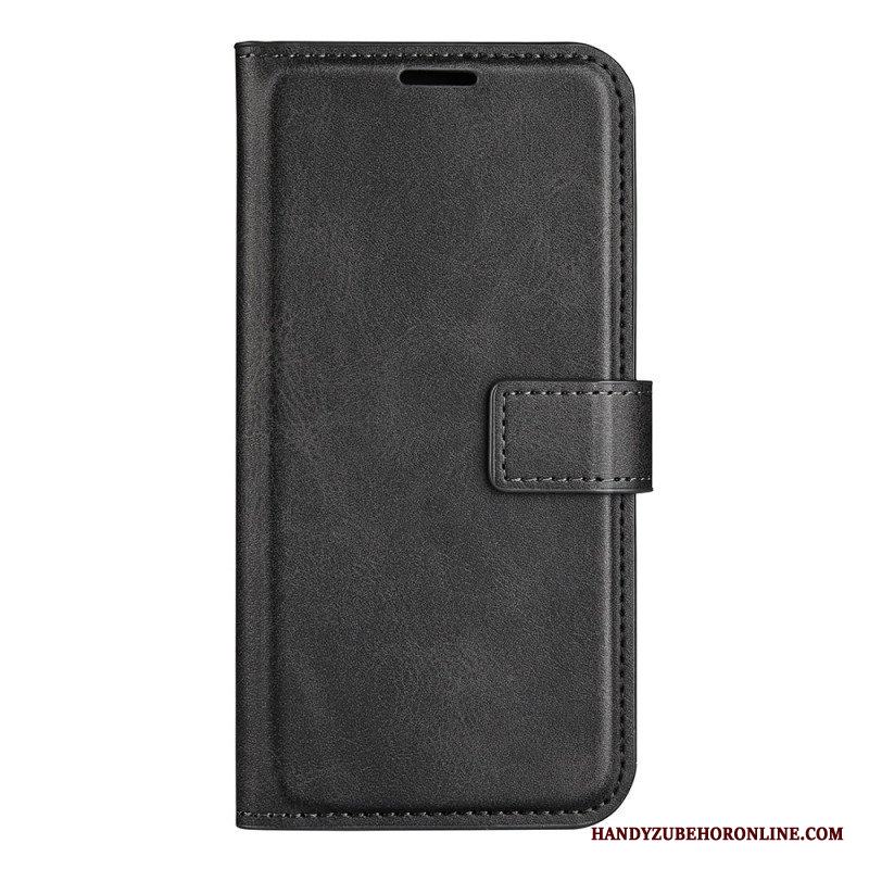 Folio-fodral Samsung Galaxy S23 5G Stil Läderfärg