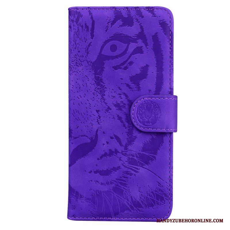 Folio-fodral Samsung Galaxy S23 Plus 5G Tiger Fotavtryck