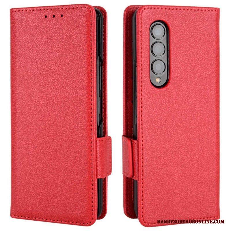 Folio-fodral Samsung Galaxy Z Fold 4 Konstläder Winston