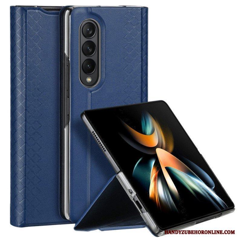 Folio-fodral Samsung Galaxy Z Fold 4 Läderfodral Dux Ducis Bril Series