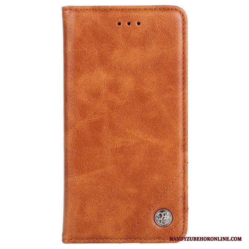 Folio-fodral Sony Xperia 1 IV Läderfodral Dekorativa Nitar