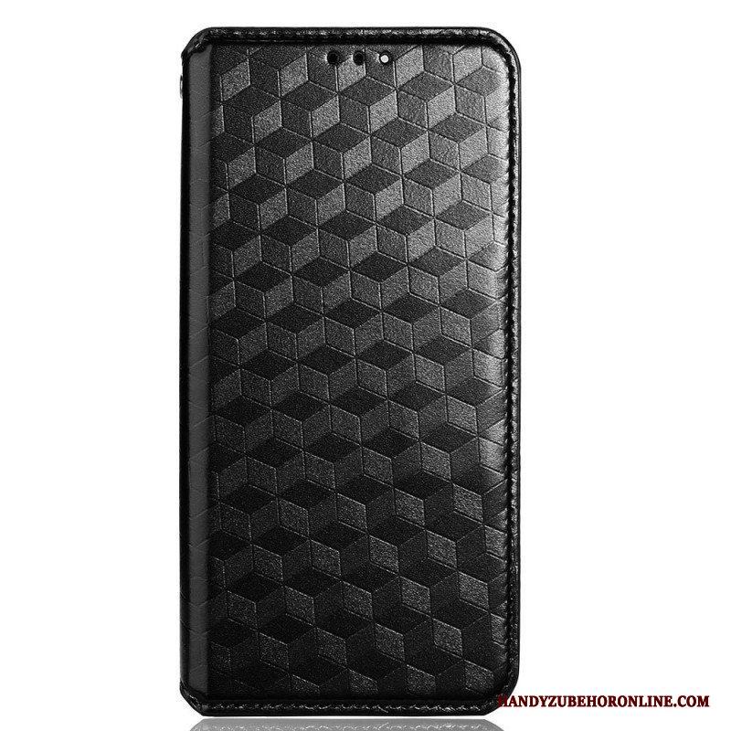 Folio-fodral Sony Xperia 10 IV Läderfodral 3d-kuber