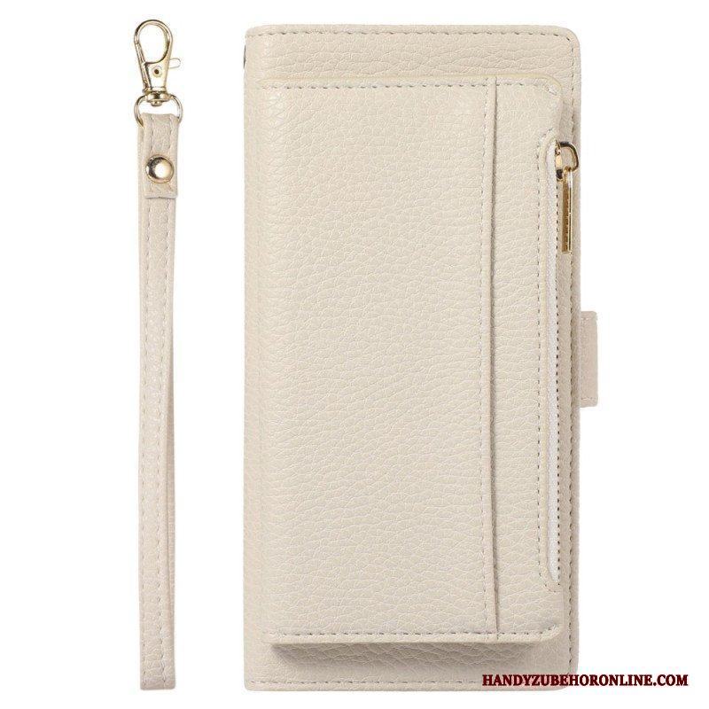 Folio-fodral Xiaomi 12 Lite Plånboksfodral Löstagbar Plånbok Och Band