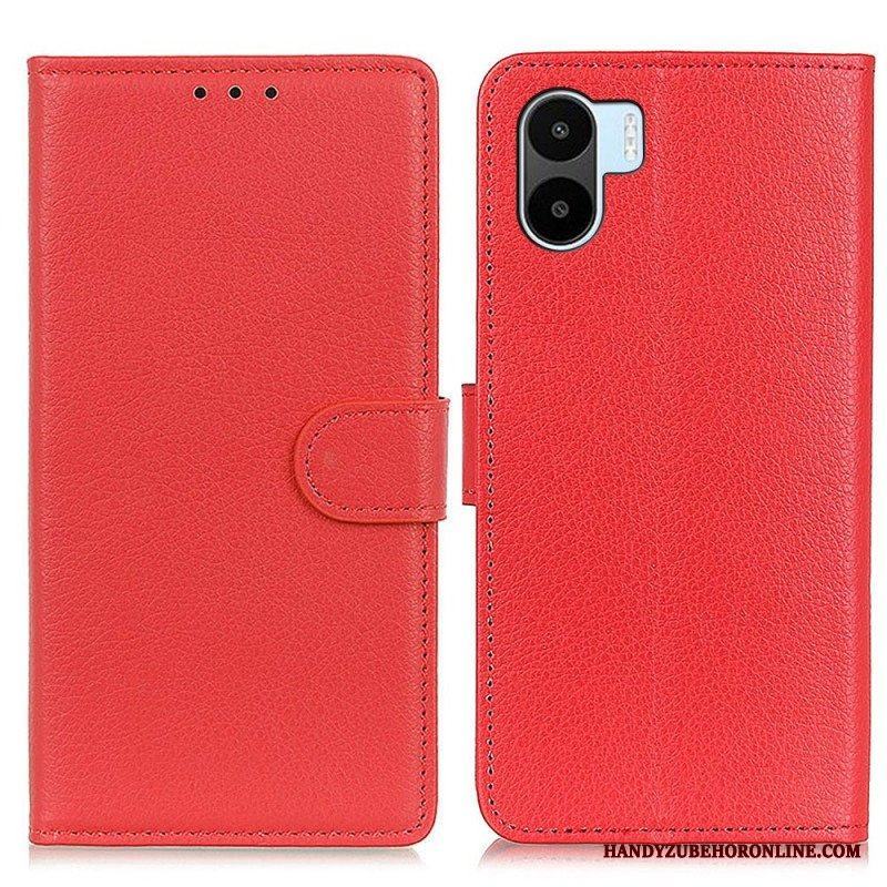 Folio-fodral Xiaomi Redmi A1 Litchi Konstläder