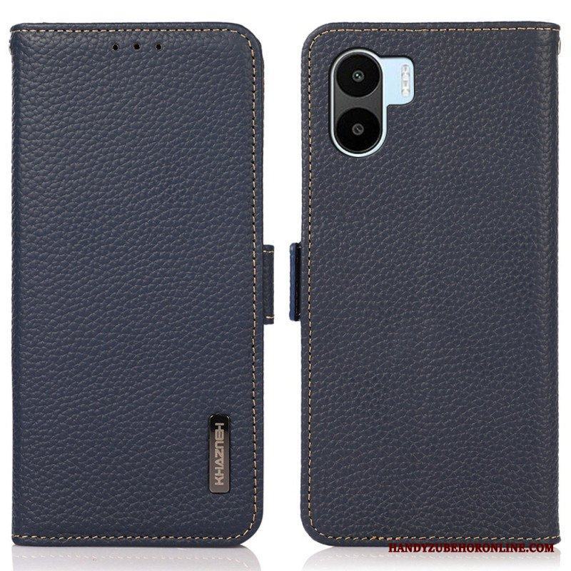 Folio-fodral Xiaomi Redmi A1 Litchi Läder Khazneh Rfid