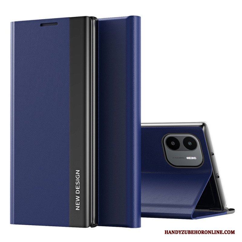Folio-fodral Xiaomi Redmi A1 Läderfodral Ny Design