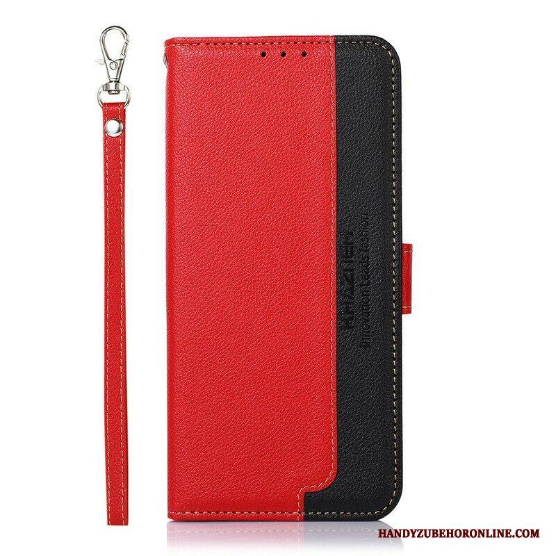 Folio-fodral Xiaomi Redmi Note 10 / 10S Lychee Style Rfid Khazneh