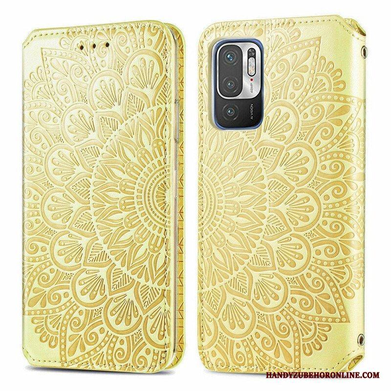 Folio-fodral Xiaomi Redmi Note 10 5G Läderfodral Mandala
